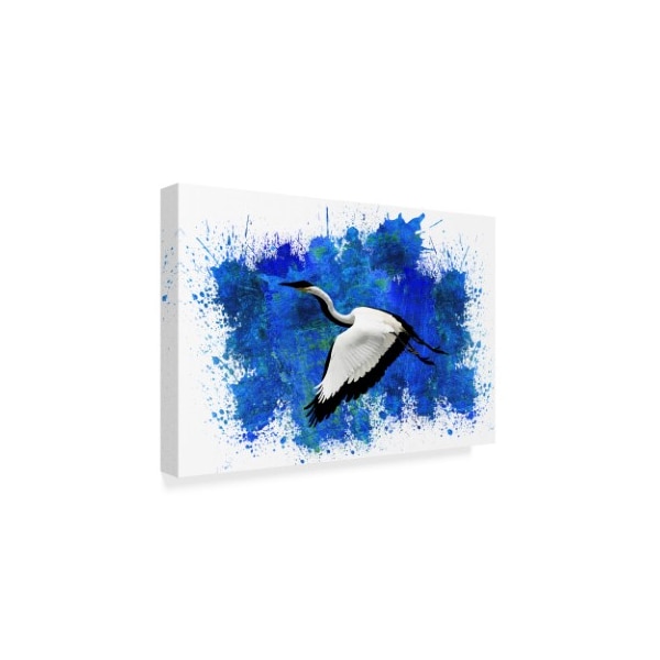 Ata Alishahi 'Egret Blue' Canvas Art,30x47